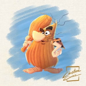 captain caveman by Christian Cornia
