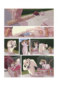 Interior page of "Brina- Ogni amico è un'avventura" book by Christian Cornia