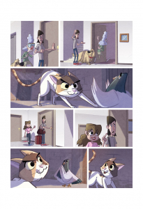 Interior page of "Brina- Ogni amico è un'avventura" book by Christian Cornia