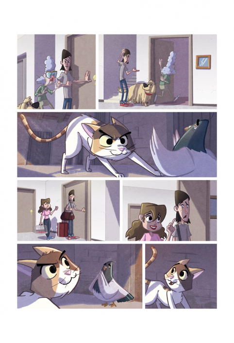 Interior page of "Brina- Ogni amico è un'avventura" book by Christian Cornia