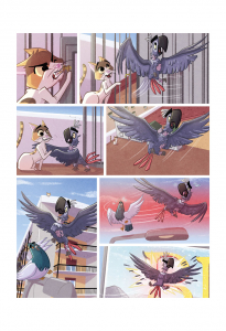 Interior page of "Brina- Ogni amico è un'avventura" book by Christian Cornia