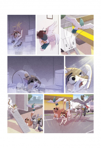 Interior page of "Brina- Ogni amico è un'avventura" book by Christian Cornia