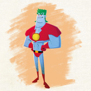 Captain Planet fanart by Christian Cornia