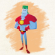Captain Planet fanart by Christian Cornia