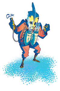 Rocketeer from Dr.Ink's SIGH! Book by Christian Cornia
