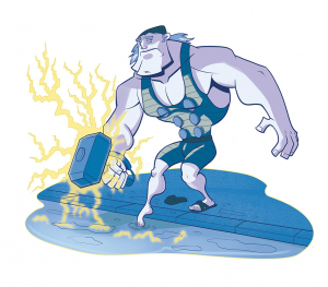 Thor from Dr.Ink's SIGH! Book by Christian Cornia