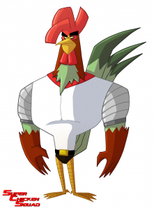 the SuperChicken Squad member named Roost by Christian Cornia