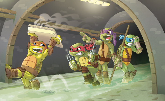 Teenage Mutant Ninja Turtles Illustration by Christian Cornia