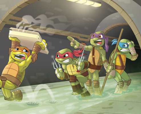 Teenage Mutant Ninja Turtles Illustration by Christian Cornia