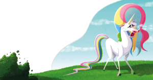 illustration from the "When Unicorns Poops" by Christian Cornia