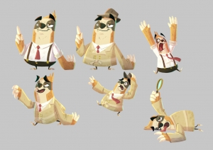 Detective Sloth by Christian Cornia