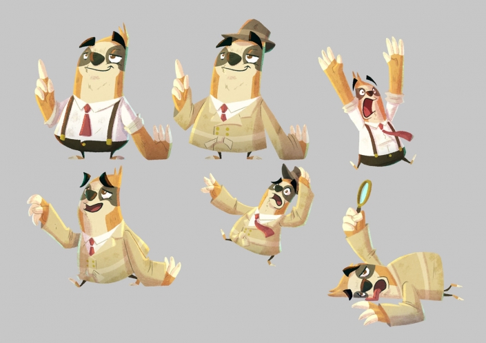 Detective Sloth by Christian Cornia