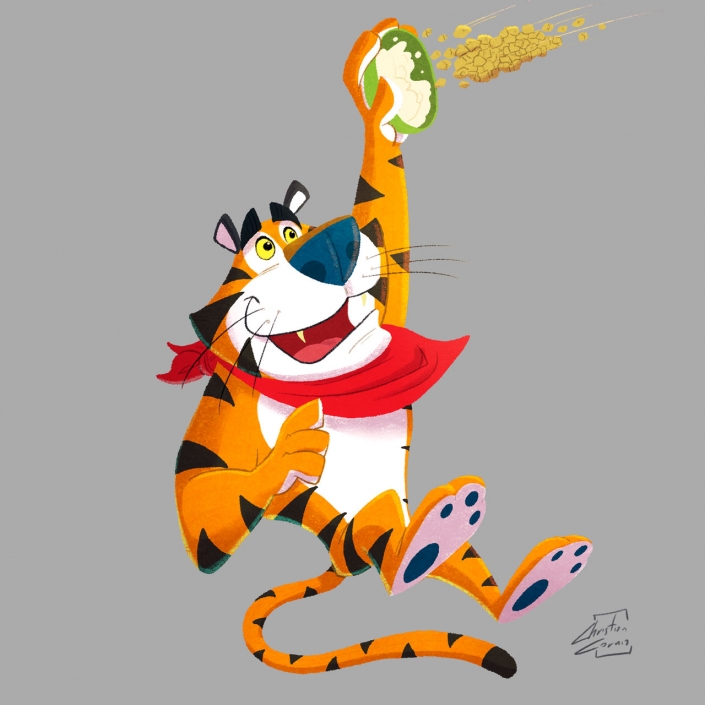 Tony Tiger Color by Christian Cornia