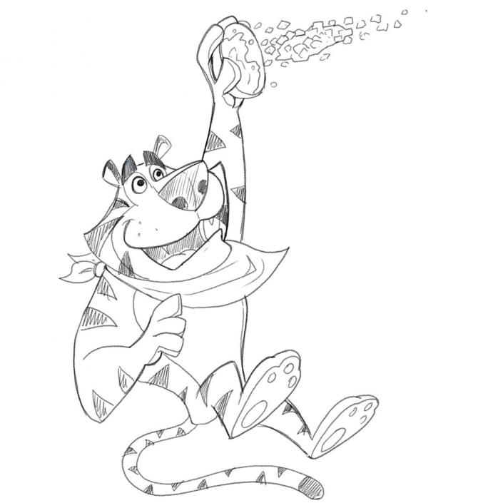 Tony Tiger Pencil by Christian Cornia